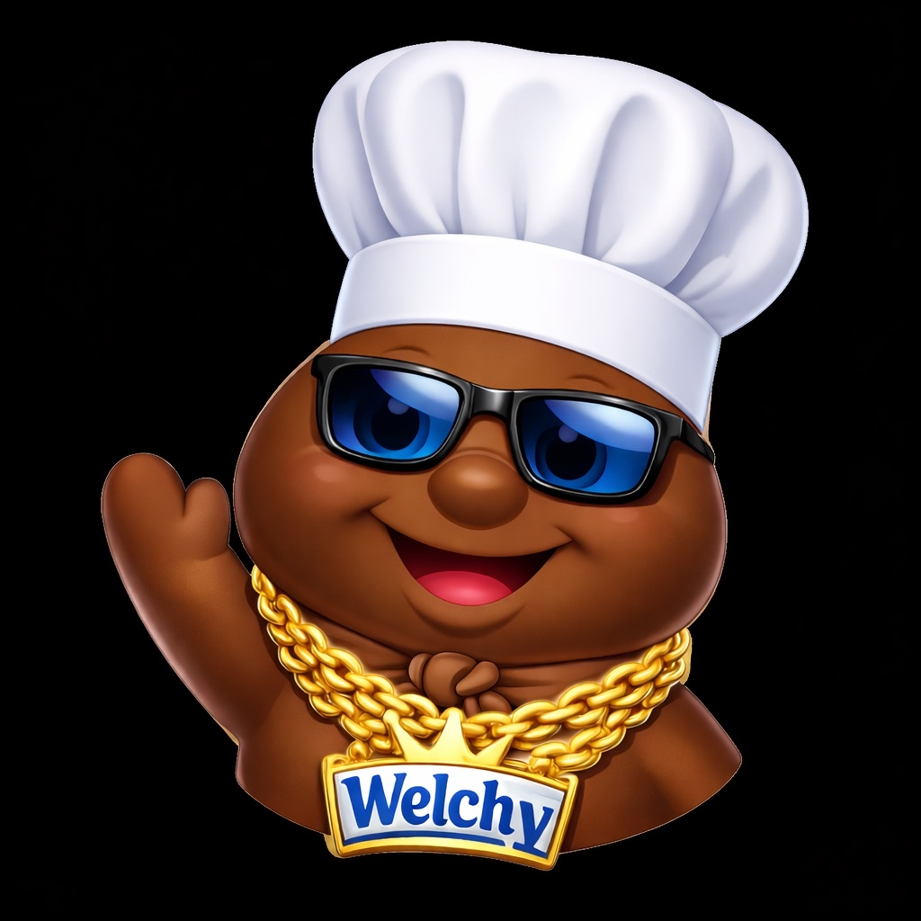 Welchy chef mascot